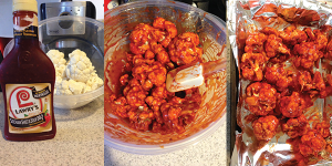 Spicy Seschuan Cauliflower Bites